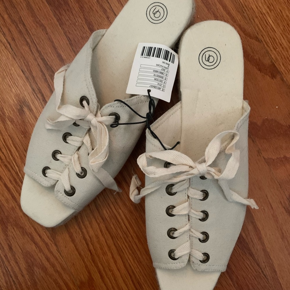 Urban Outfitters Lace Up Espadrilles